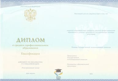 Диплом Череповецкого технологического техникума СпецБланк 2014-2020 годов